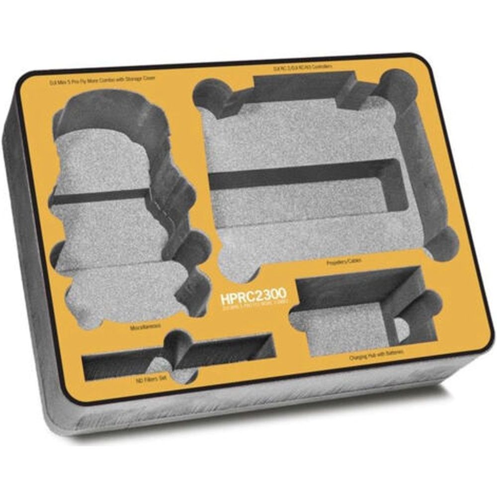 HPRC 2300 foam kit for DJI Mini 5 Pro (Fly More Combo)