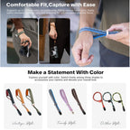 PGYTech Camera Wrist Strap Slim, Vintage-Midnight Black