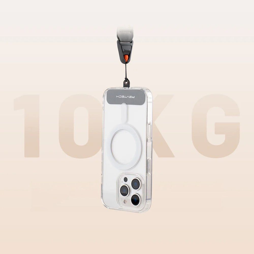 PGYTech LinkGo Phone Photography Strap Dual Mount Version, Webbing-Misty Grey