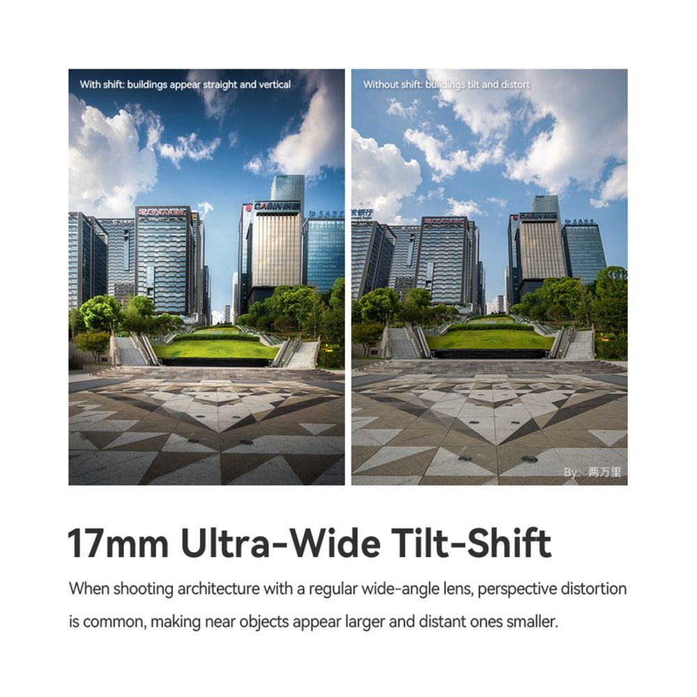 TTArtisan Tilt Shift 17mm f/4.0 Sony E Black