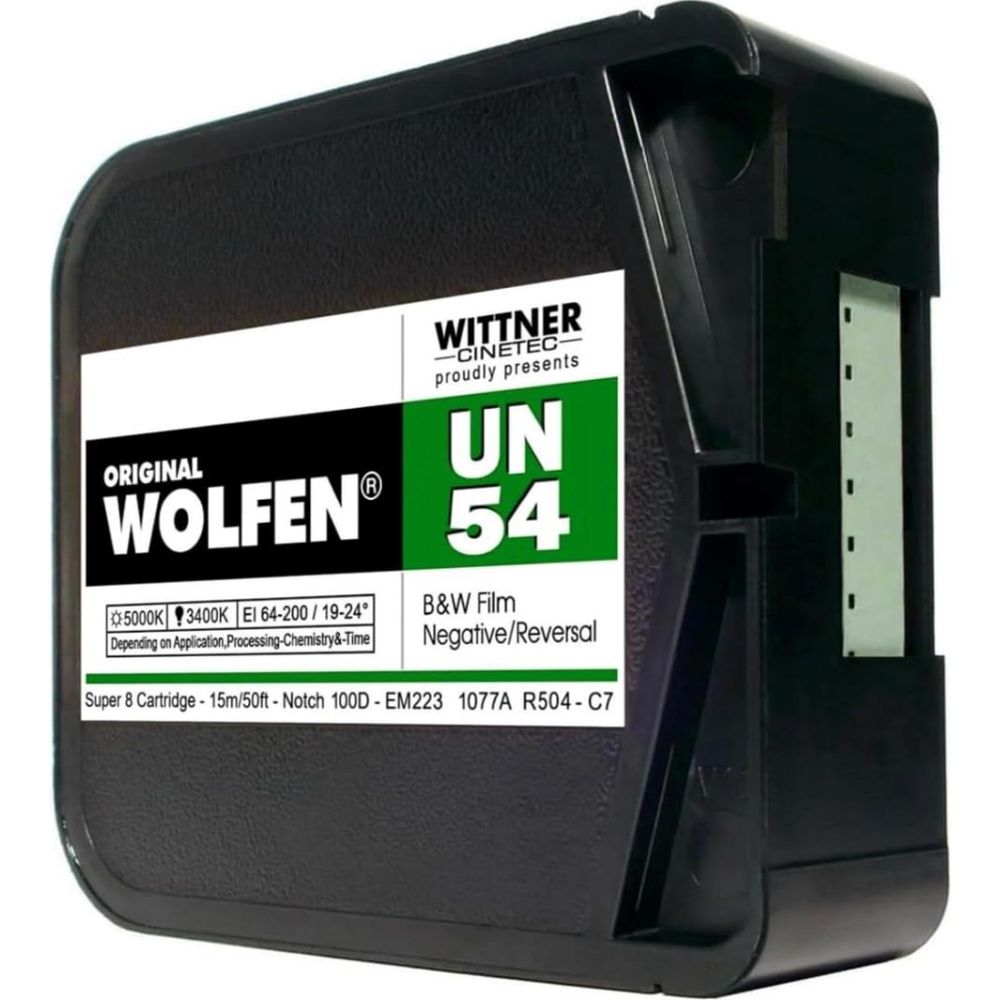 Wolfen B+W Negative film Super 8, ISO 64-200 with development 2K scan download