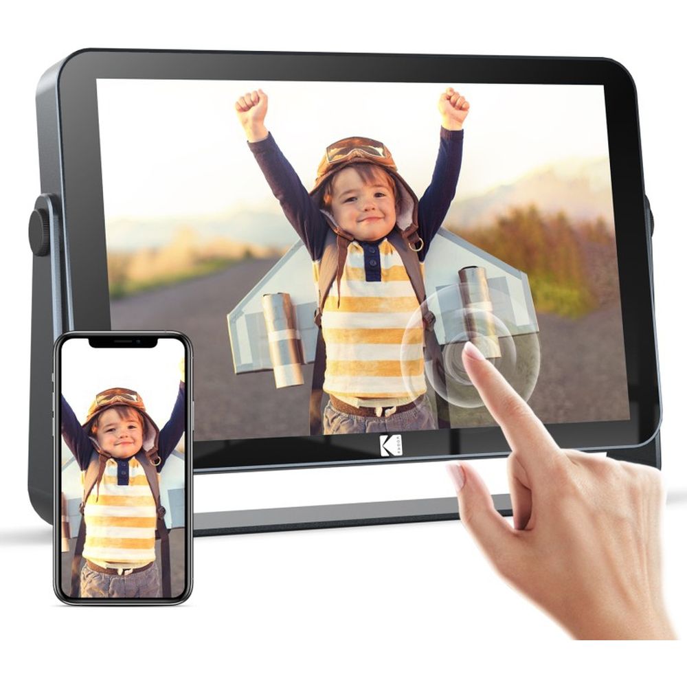 Kodak 10-inch Touchscreen Digital Photo Frame, anthracite
