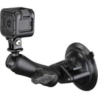 Ram Twist-Lock Suction Cup Mount with Action Camera Adapter - Medium