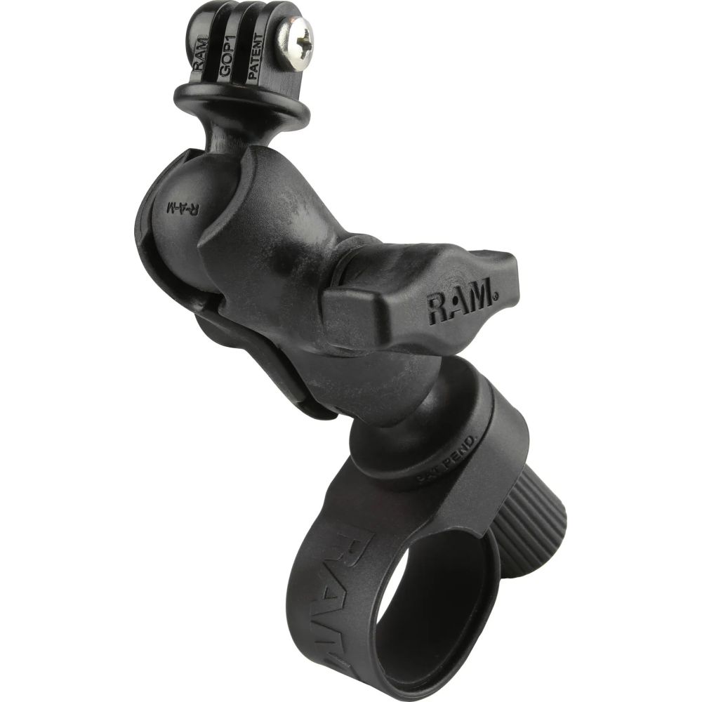 Ram Tough-Strap Double Ball Mount with Universal Action Camera Adapter