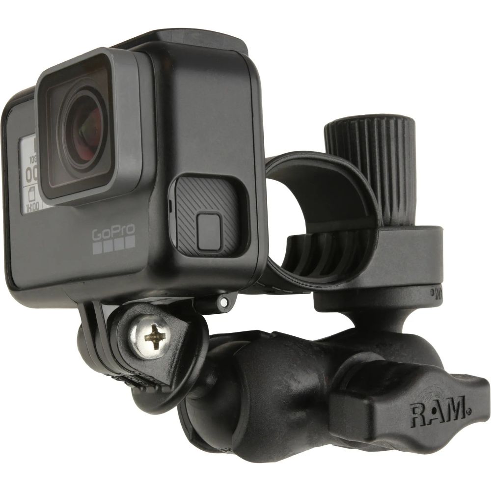 Ram Tough-Strap Double Ball Mount with Universal Action Camera Adapter