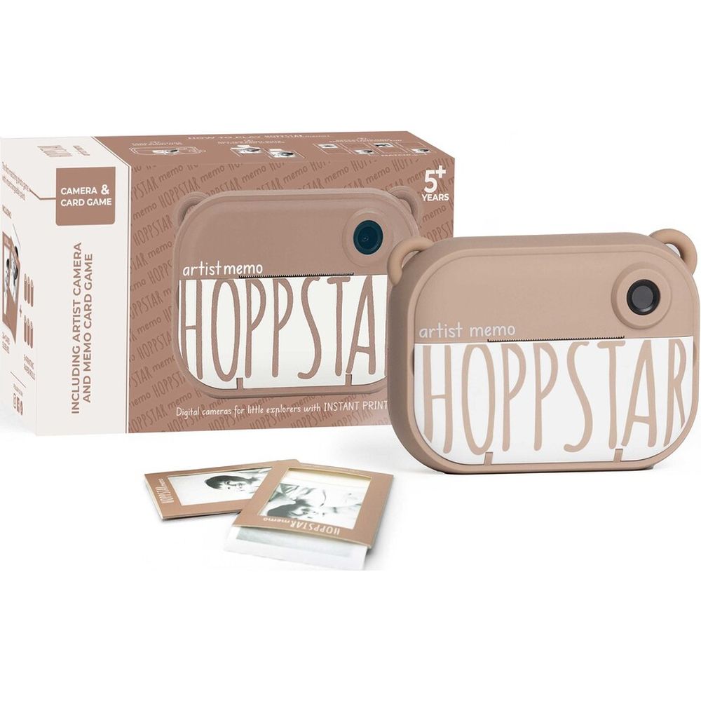 Hoppstar Artist Digital Kids Camera + Memory Game, almond