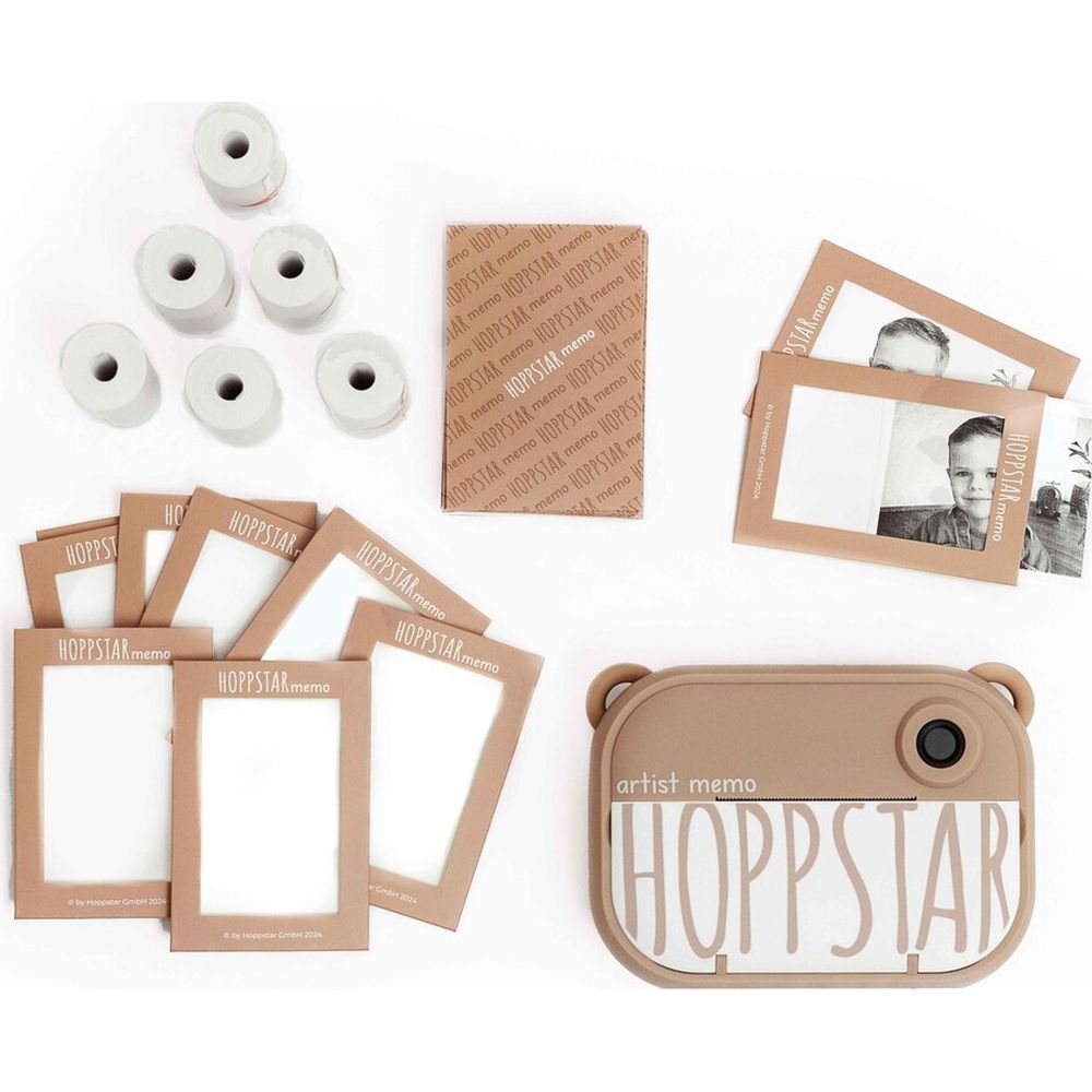 Hoppstar Artist Digital Kids Camera + Memory Game, almond