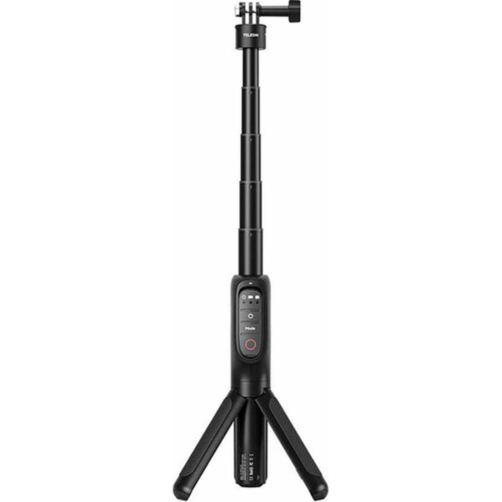 Telesin Powerbank Selfie stick Tripod with Remote for GoPro
