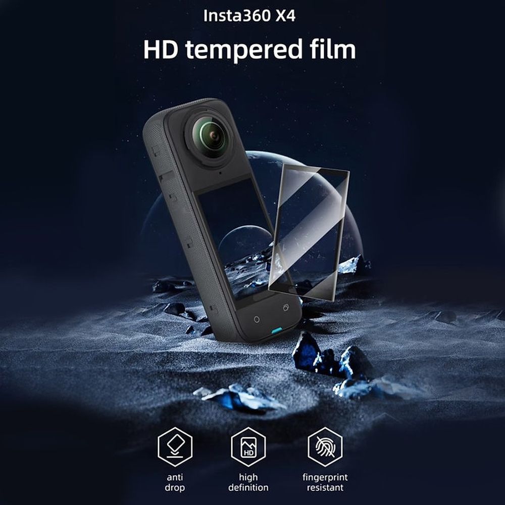 Telesin Screen Protector Tempered Glass for Insta360 X4