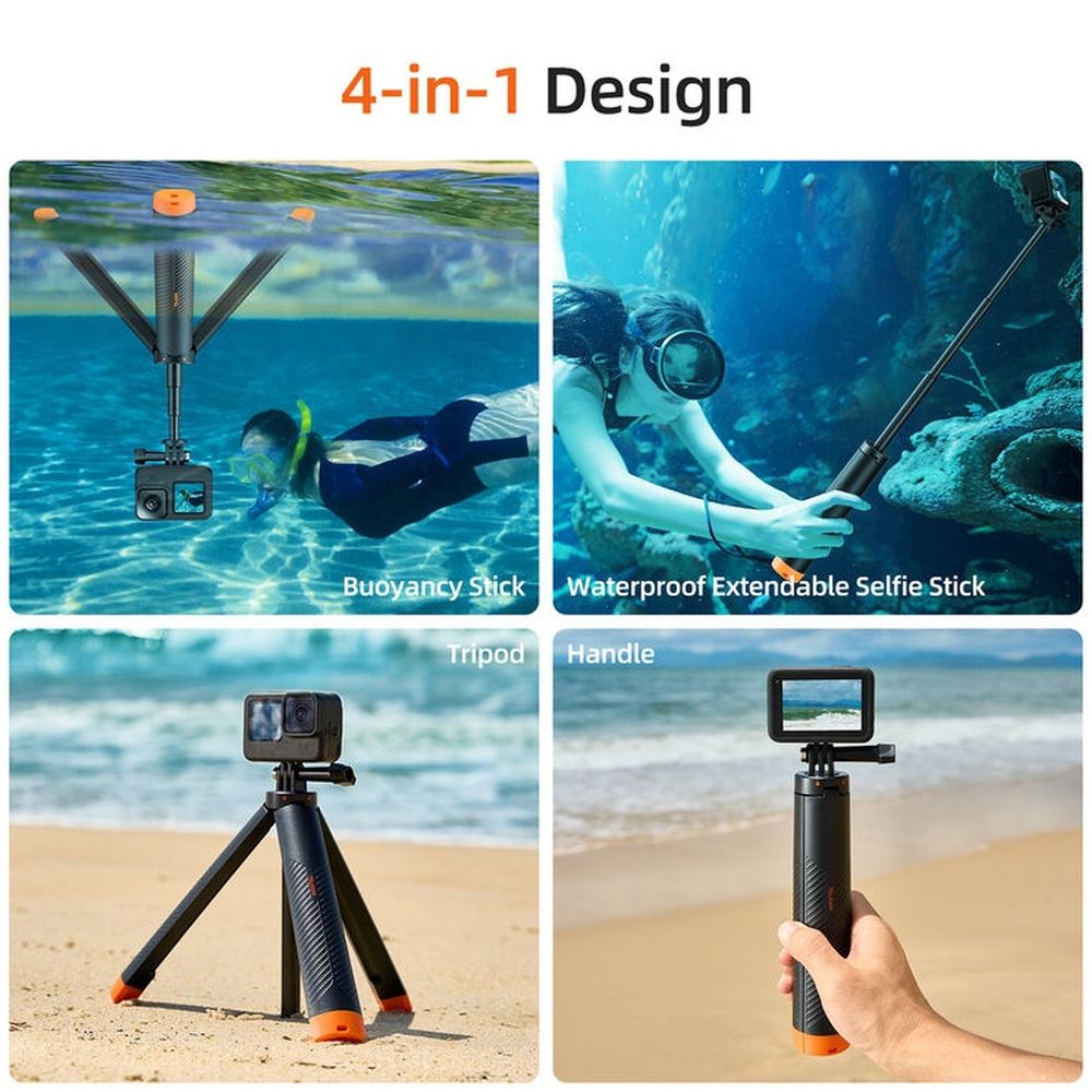 Telesin Floating selfie stick tripod for action cam