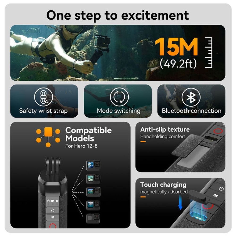 Telesin Underwater Bobber with Remote for GoPro