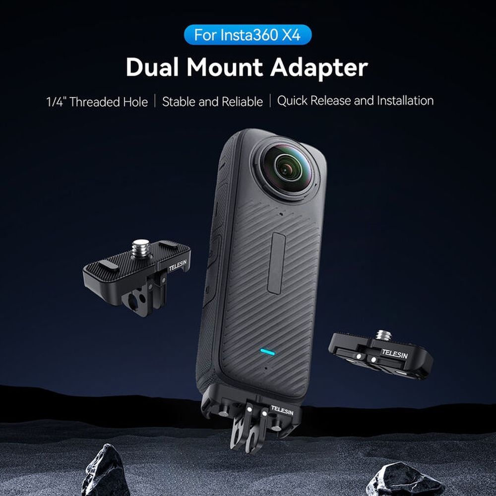 Telesin Dual Mount adapter for Insta360 X4