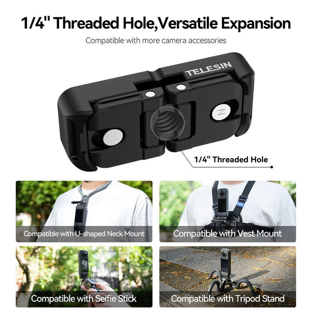 Telesin Dual Mount adapter for Insta360 X4
