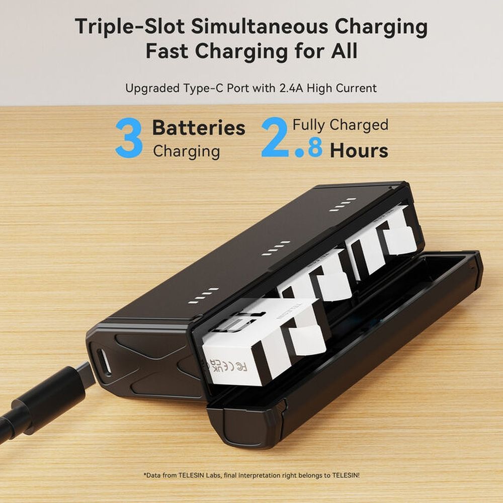 Telesin Pocket Charging Box for GoPro Hero 13