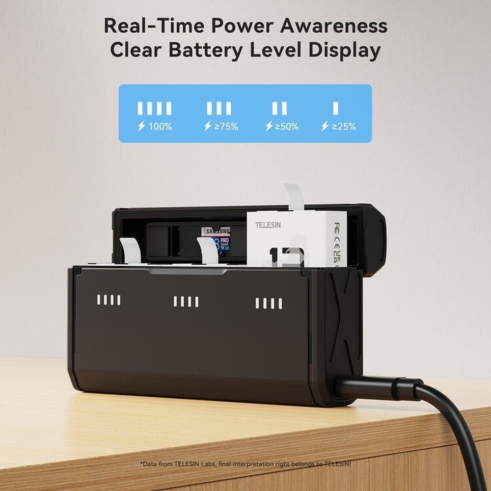 Telesin Pocket Charging Box for GoPro Hero 13