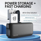 Telesin 10000mAh power bank for GoPro 13 batteries - 20W