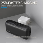Telesin 10000mAh power bank for GoPro 13 batteries - 20W