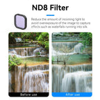 Telesin CPL+ND8/16/32/64 Lens Filter Kit GoPro Hero 13