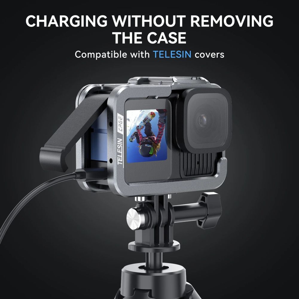 Telesin Metal cage V2 for GoPro Hero 13/12/11/10/9
