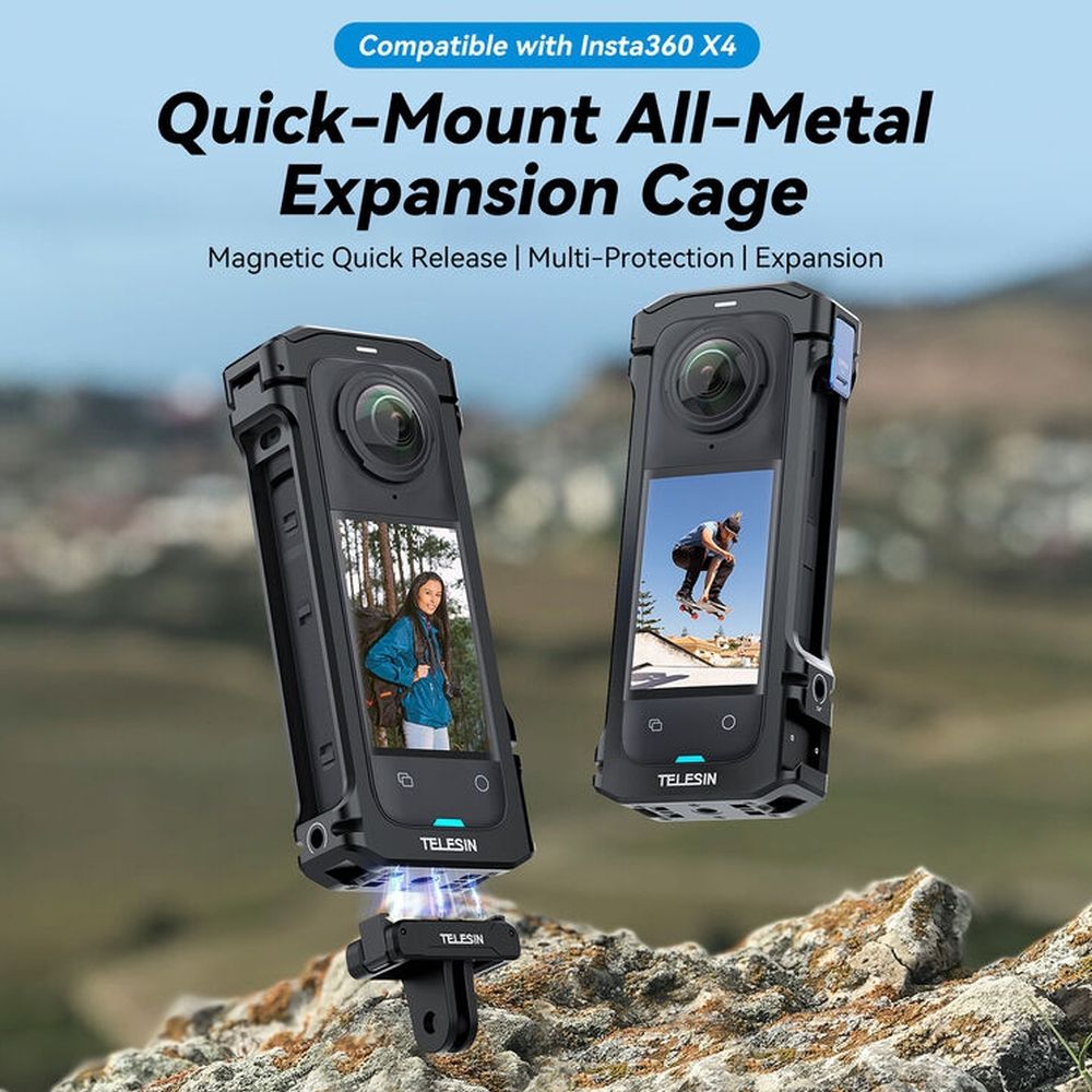 Telesin Metal cage for Insta360 X4
