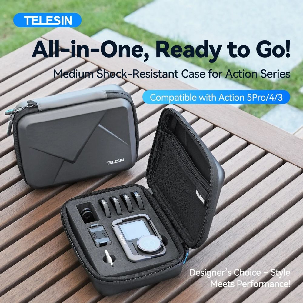 Telesin Storage Bag Medium for DJI Osmo Action 3/4/5 Pro