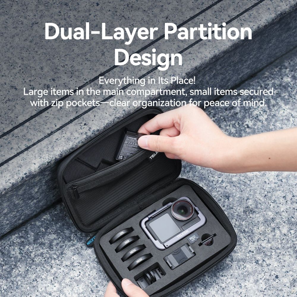 Telesin Storage Bag Medium for DJI Osmo Action 3/4/5 Pro