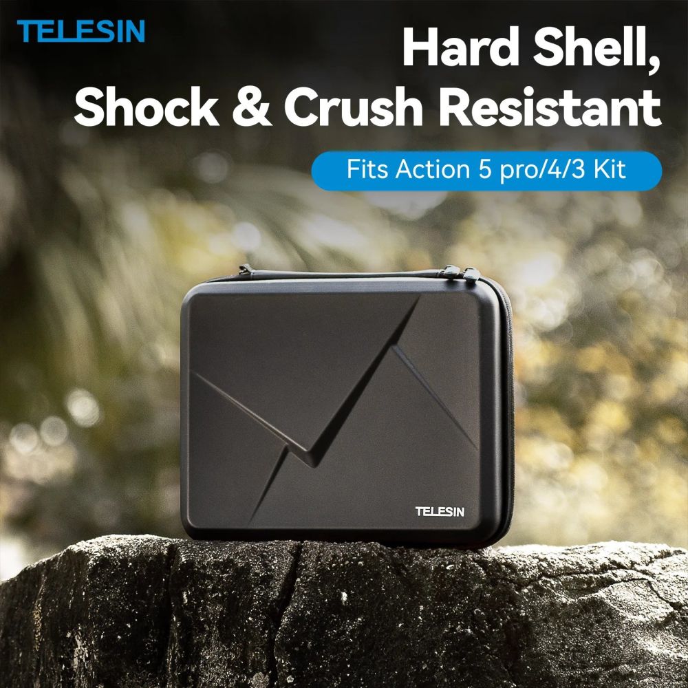 Telesin Storage Case Large for DJI Osmo Action 3/4/5 Pro