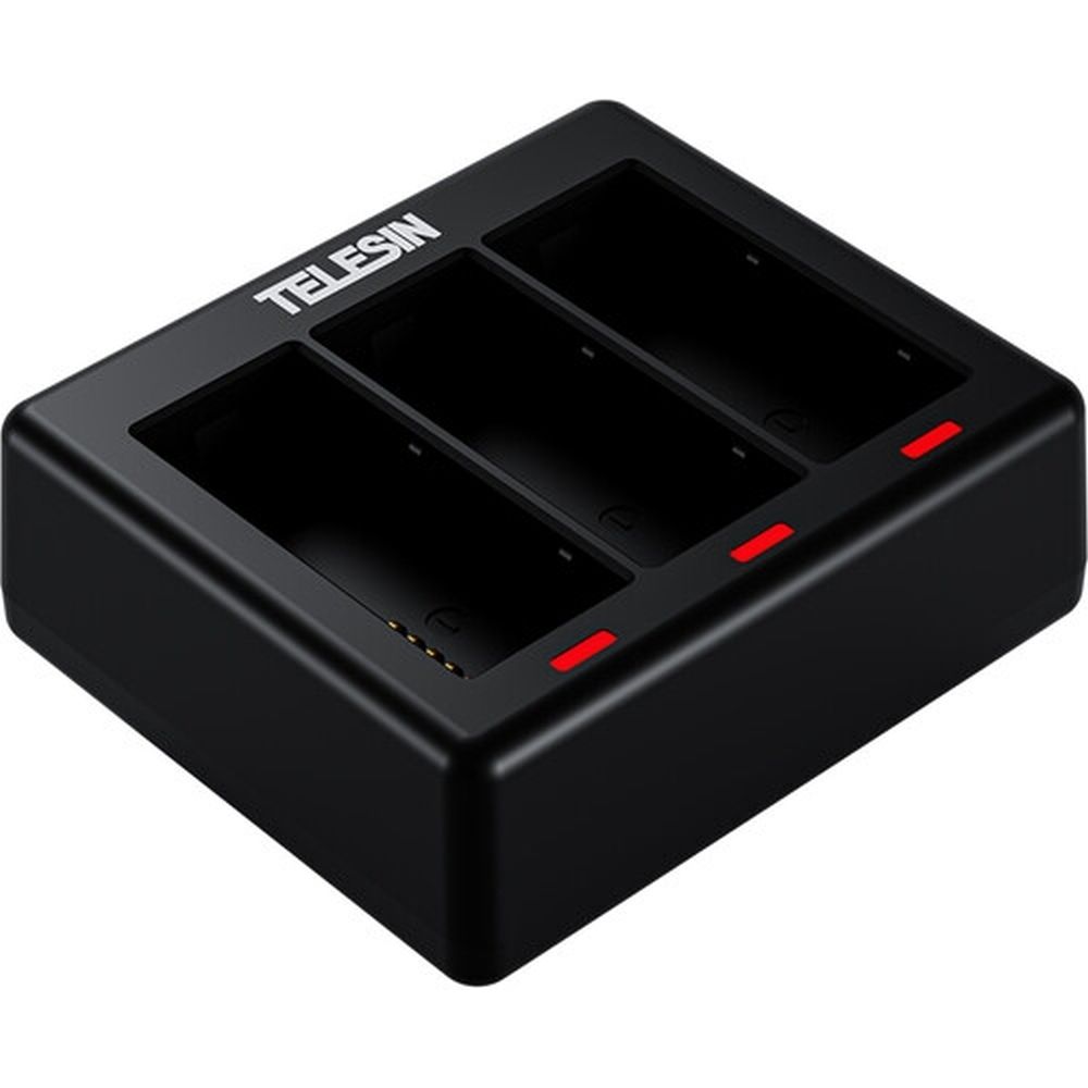 Telesin Charger for 3 batteries + 2x battery for GoPro 13