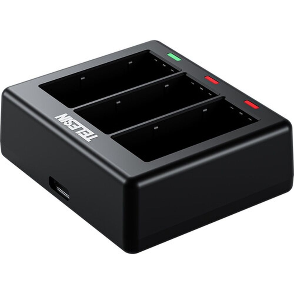 Telesin Charger for 3 batteries + 2x battery for GoPro 13