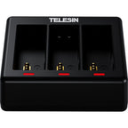 Telesin Charger for 3 batteries + 2x battery for GoPro 13