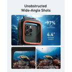 Telesin Smartphone diving case with buttons and vacuum pump