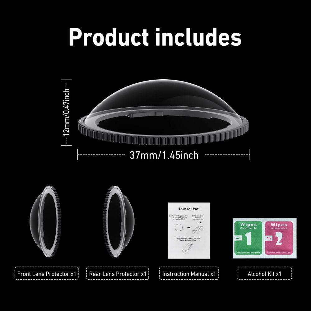 Telesin Lens Guards for Insta360 X5