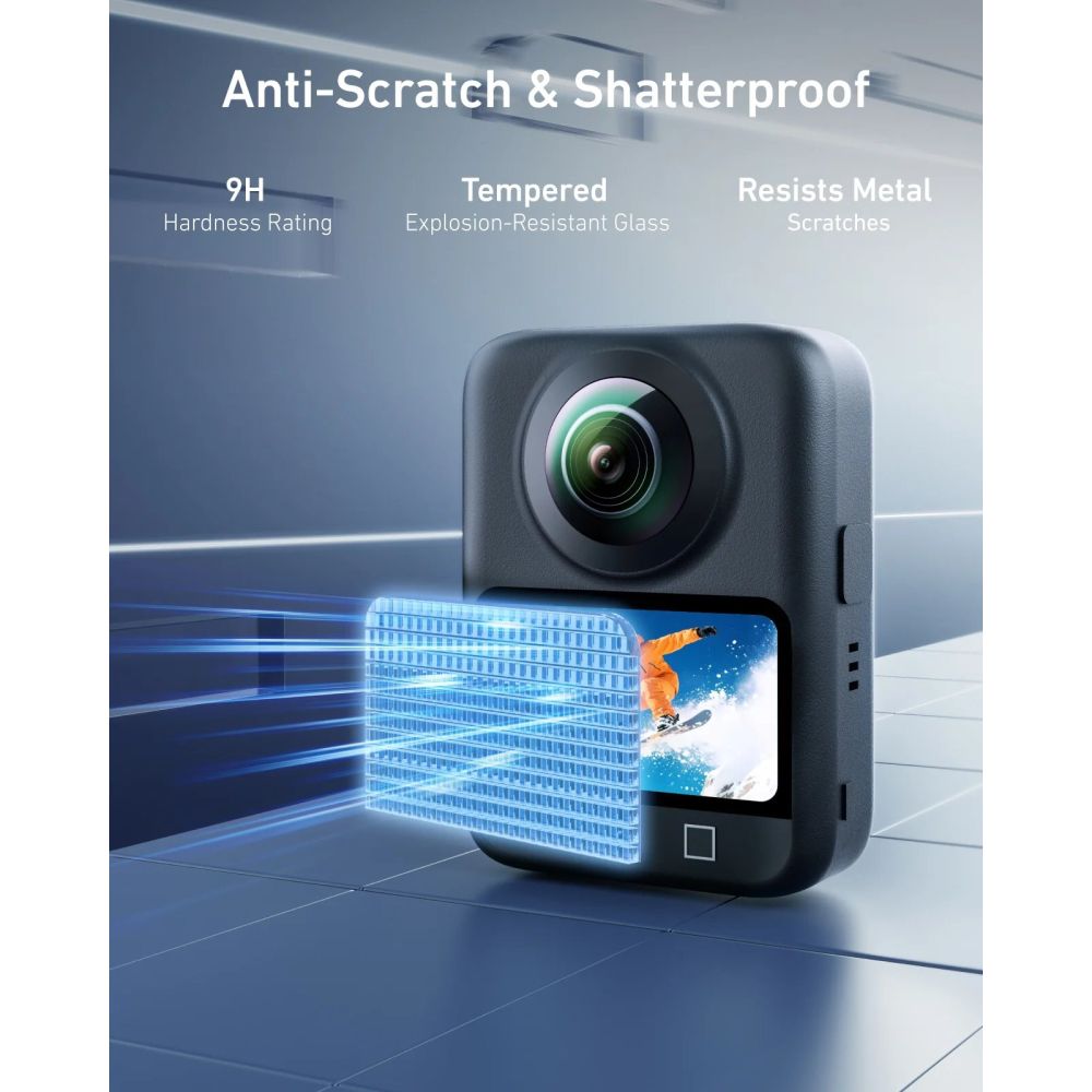 Telesin Screen Protector Set Tempered Glass for DJI Osmo 360
