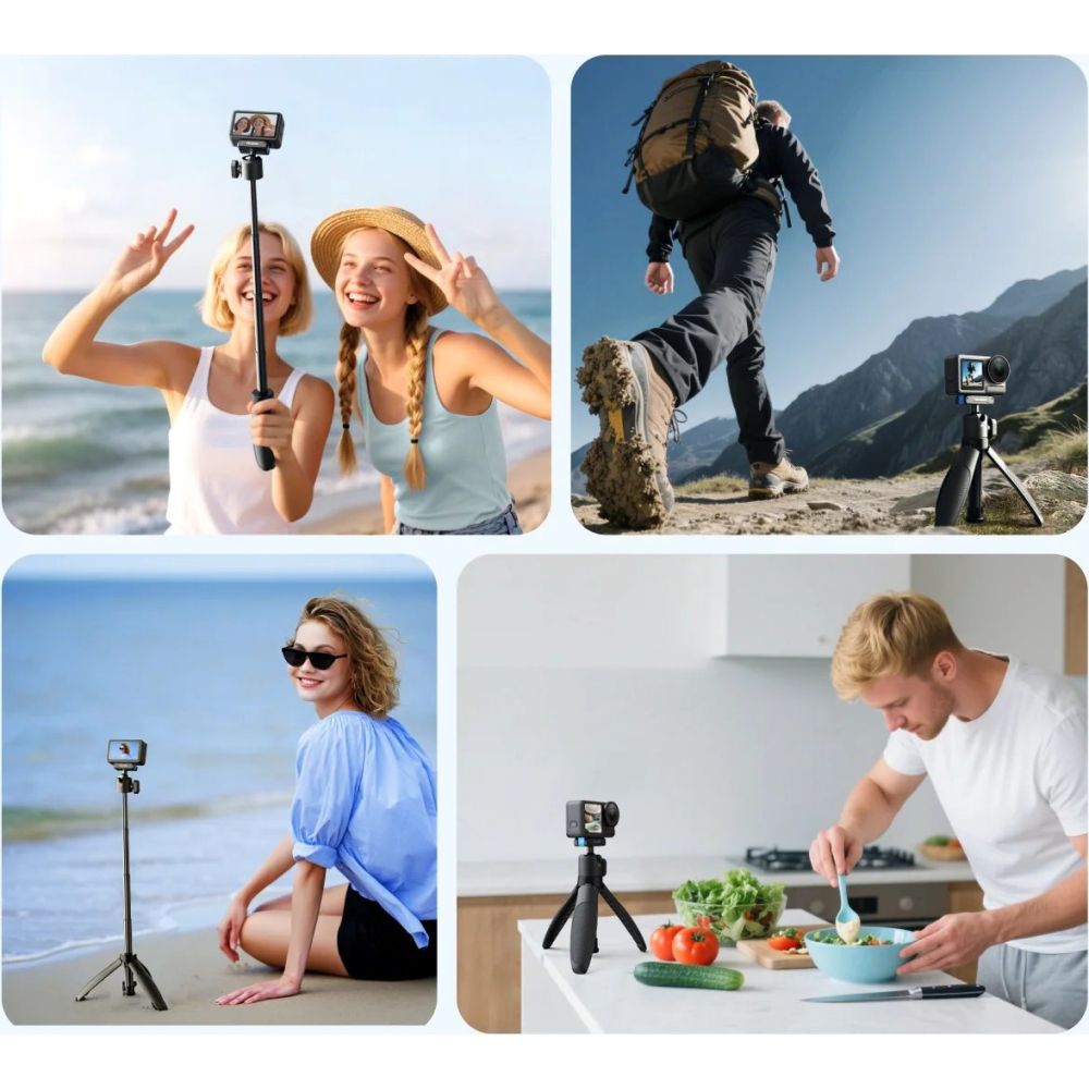 Telesin Quick-release Selfie Stick for DJI Osmo Action & 360