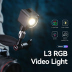 Ulanzi L3 RGB Cube Video Light with accessories