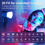 Ulanzi L3 RGB Cube Video Light with accessories