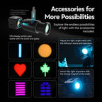 Ulanzi L3 RGB Cube Video Light with accessories