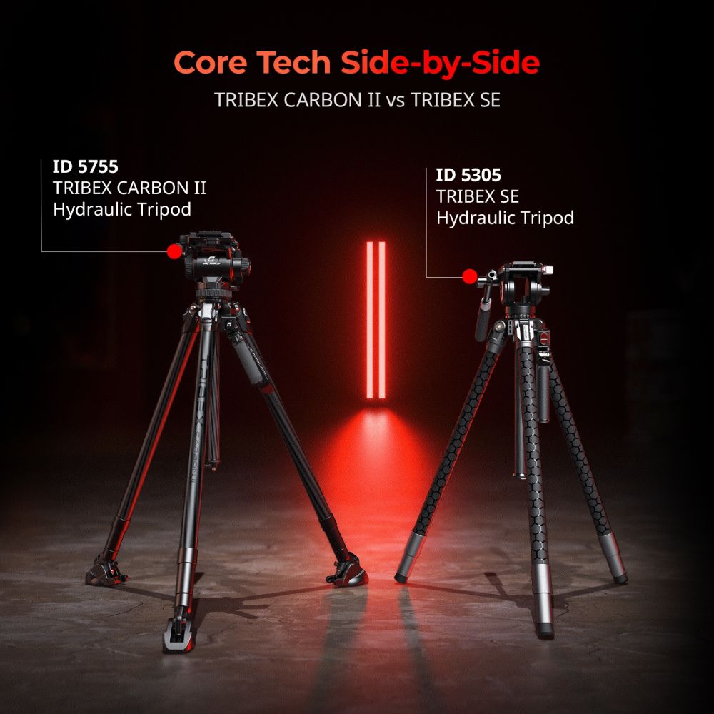 SmallRig 5756 x Potato Jet TRIBEX CARBON II Hydraulic Tripod