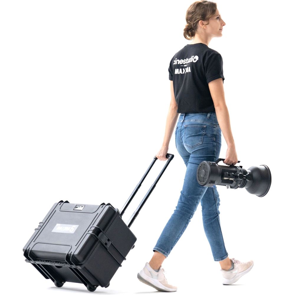 Maxima Furiosa LED light incl. Profoto adapter and Trolley Flight Case