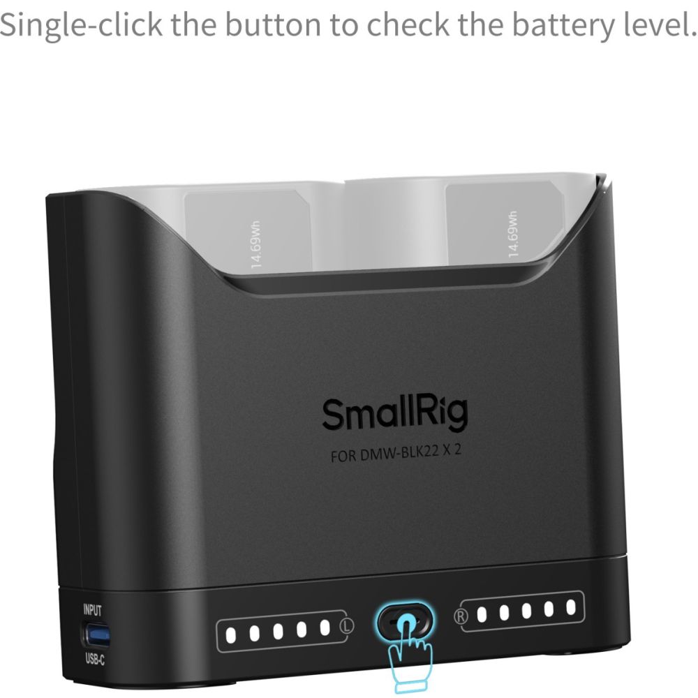 SmallRig 5492 Camera Battery Charger for DMW-BLK22