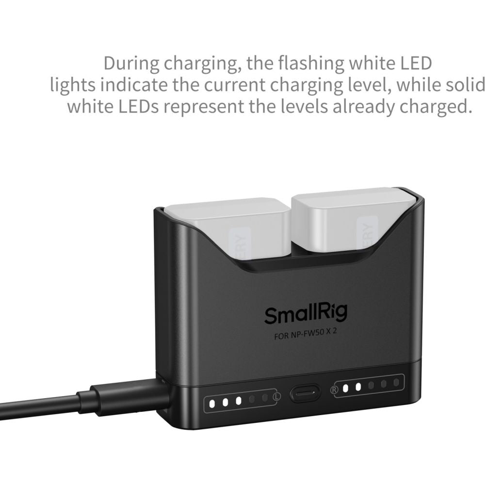 SmallRig 5493 Camera Battery Charger for NP-FW50