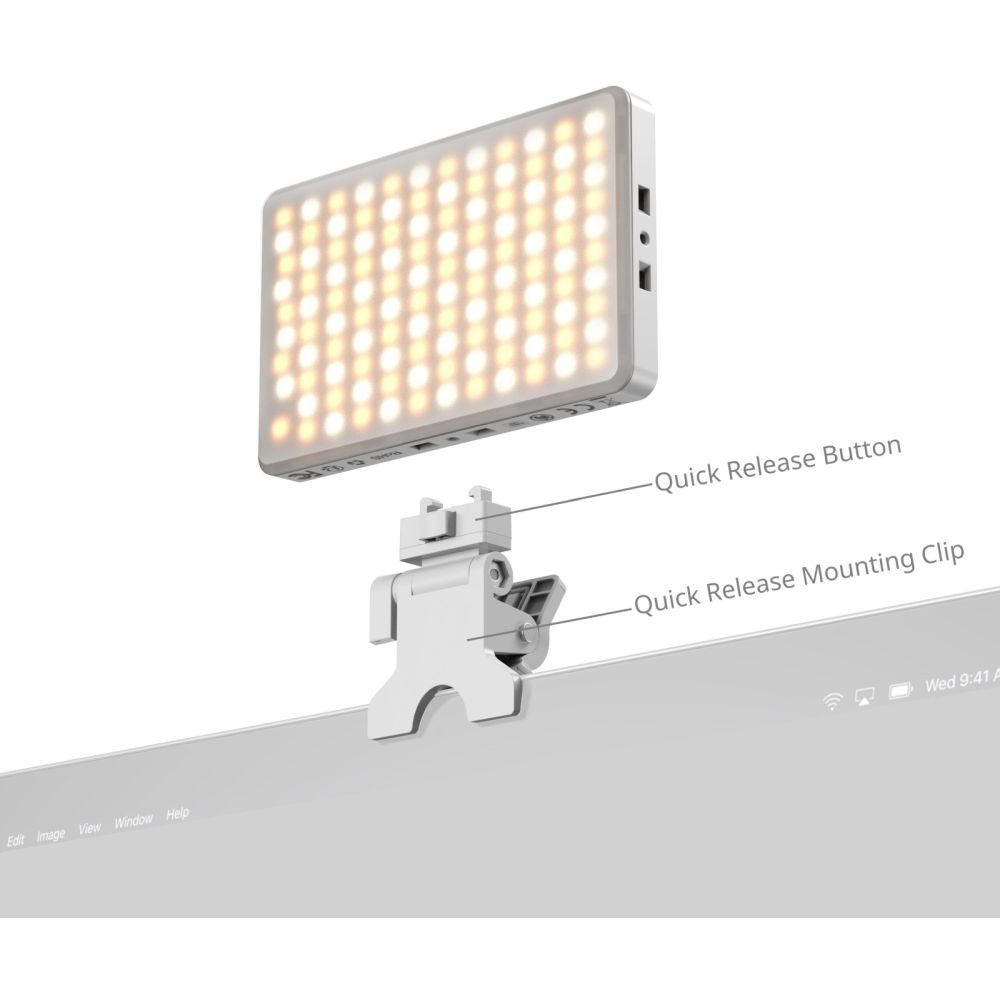 SmallRig 5640 M3 Attachable Mobile Phone LED Video Light, White