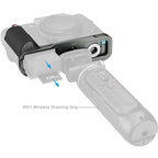 SmallRig 5665 L-Shaped Mount Plate with Silicone Handle for FUJIFILM X-T30 / X-T30 II / X-T30 III, Charcoal Silver