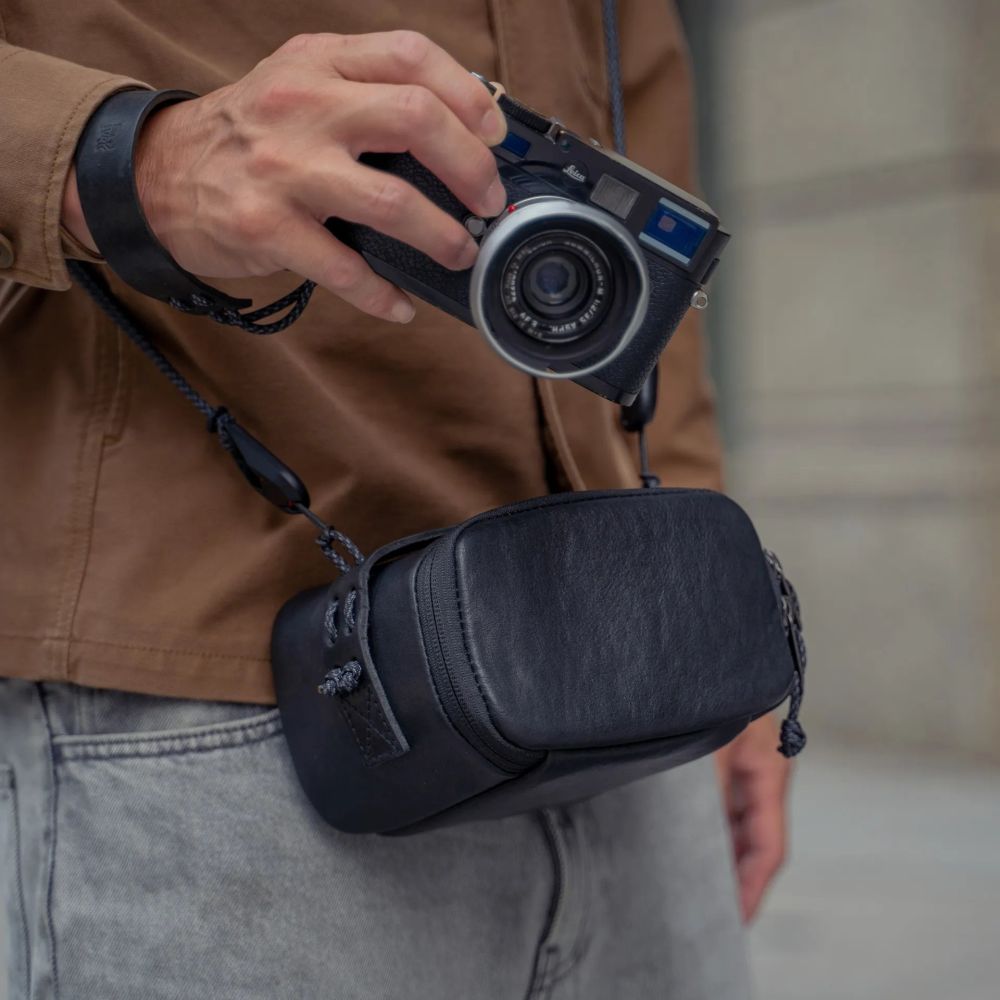 Wotancraft Portable Pouch size L, black leather