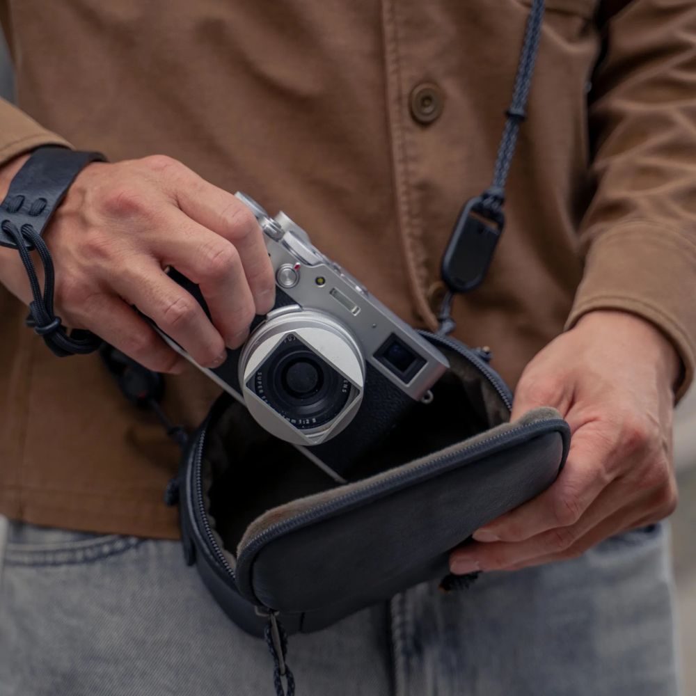 Wotancraft Portable Pouch size M, black leather