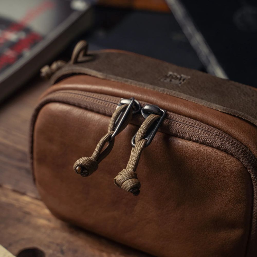 Wotancraft Portable Pouch size M, brown leather