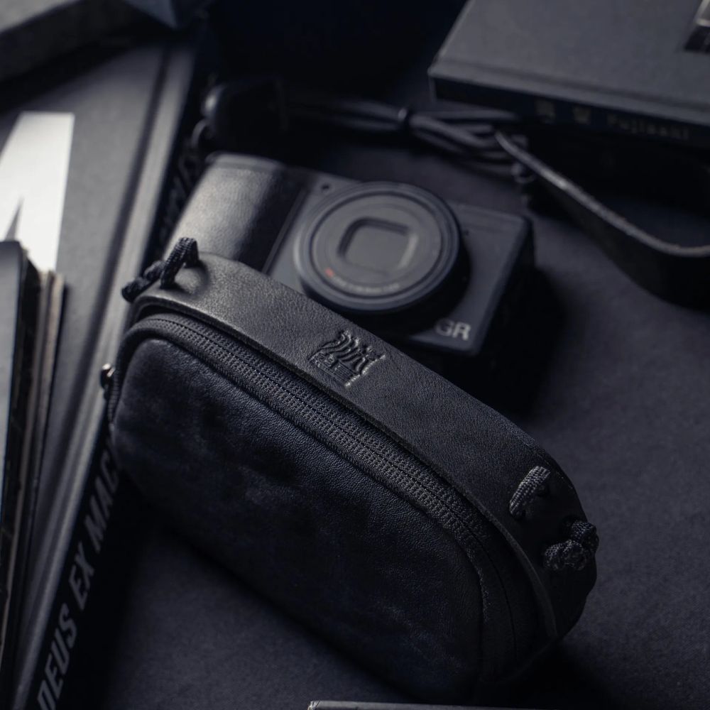Wotancraft Portable Pouch size S, black leather