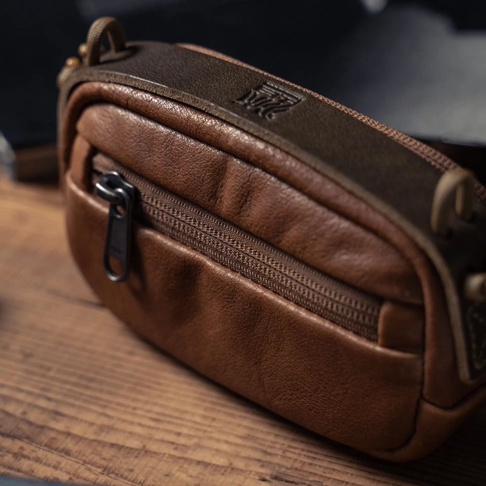 Wotancraft Portable Pouch size S, brown leather