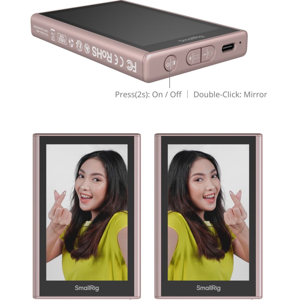 SmallRig 5746 Wireless Display Mirroring Adapter for Mobile Phone (Selfie Kit)