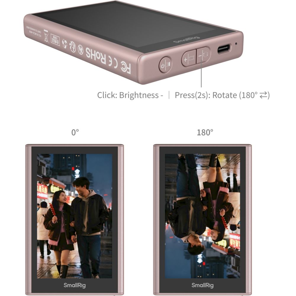 SmallRig 5746 Wireless Display Mirroring Adapter for Mobile Phone (Selfie Kit)